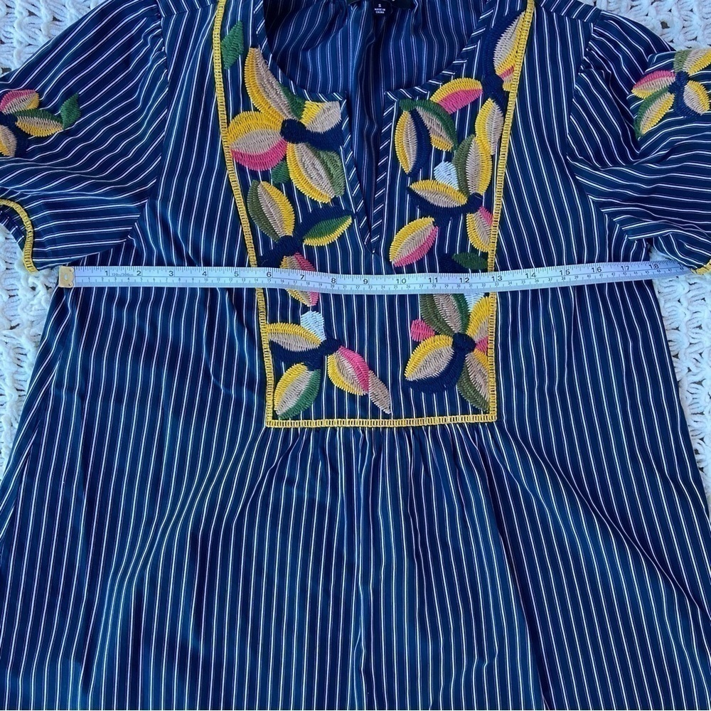 MADEWELL Women’s Blouse Sz S Cottage Core Floral Core Hyperfeminine Sustainable - Picture 6 of 10
